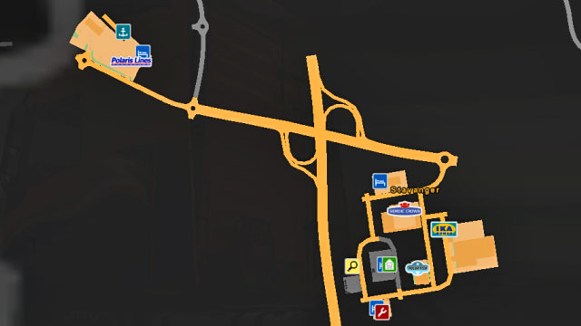 Map of Stavanger. - ETS 2: Scandinavia - Norway | Cities - Cities - Euro Truck Simulator 2: Scandinavian Expansion Game Guide