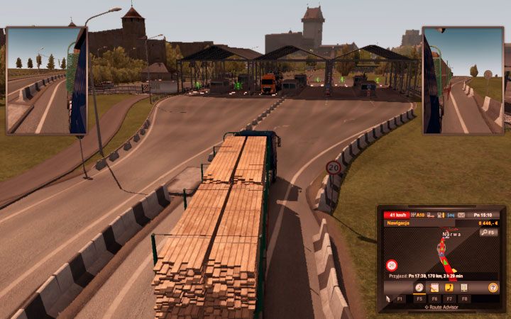 In the east you will find a border pass - Estonia in Euro Truck Simulator 2 Beyond the Baltic Sea - New cities - Euro Truck Simulator 2 Game Guide