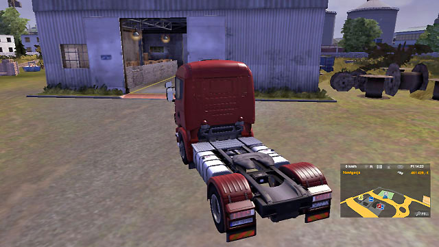 When you buy your first truck, you will find yourself in not very impressive garage - ETS2: Owner of a one-man company - Career Guide - Career - Euro Truck Simulator 2 Game Guide