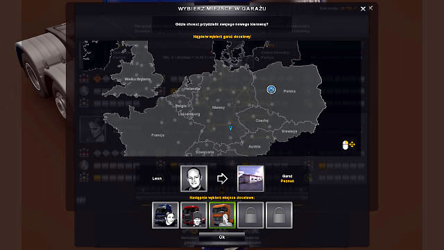 As in the case of a newly bought truck, you need to find a room for your new driver - ETS2: Owner of a company - Career Guide - Career - Euro Truck Simulator 2 Game Guide