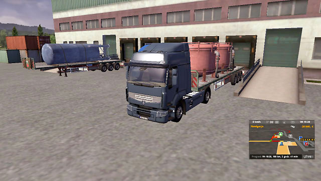 Click on accept order and you will be moved to the start location automatically - ETS2: Quick order - Job market Guide - Job market - Euro Truck Simulator 2 Game Guide