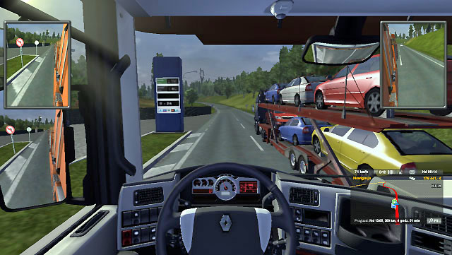 On a highway it is not a problem to overtake someone when you have two or three lanes available - ETS2: Overtaking - Driving Guide - Driving your truck - Euro Truck Simulator 2 Game Guide