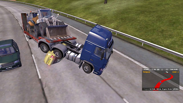 But sometimes other things happen - ETS2: Accident and calling emergency road service - Driving Guide - Driving your truck - Euro Truck Simulator 2 Game Guide
