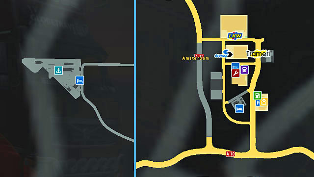 The city is located on a coast, close to a port - Benelux (Belgium, the Netherlands, Luxembourg) | Cities - Cities - Euro Truck Simulator 2 Game Guide