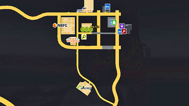 The German capital has an excellent connection with other cities - Germany | Cities - Cities - Euro Truck Simulator 2 Game Guide