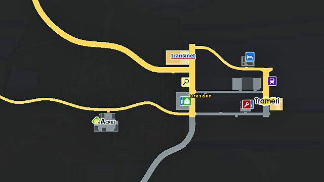 Dresden is located near a vital route leading from north to south (Berlin - Prague) and from east to west (Wroclaw - Frankfurt) - Germany | Cities - Cities - Euro Truck Simulator 2 Game Guide