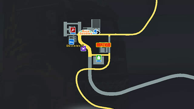 This city is located far away from highways (north of Cologne) - Germany | Cities - Cities - Euro Truck Simulator 2 Game Guide