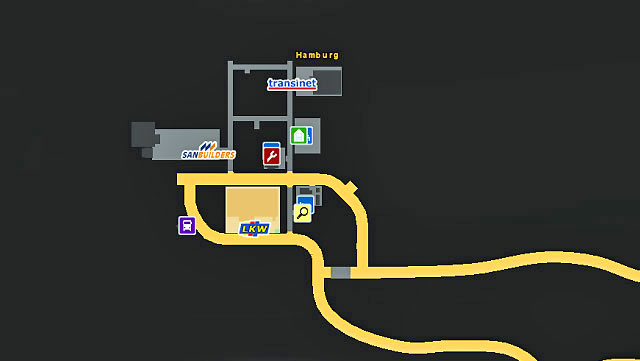 The city is located in northern Germany - Germany | Cities - Cities - Euro Truck Simulator 2 Game Guide