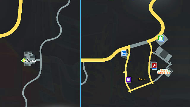 This city located near the main Swiss highway (west-east) offers only two companies (with one outside the city limits) - Switzerland | Cities - Cities - Euro Truck Simulator 2 Game Guide