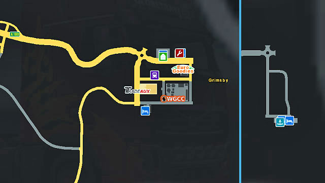 This city is located in central eastern part of the country - Great Britain | Cities - Cities - Euro Truck Simulator 2 Game Guide