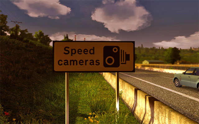 You will notice a lot of speed limits near the cities and between them (even on highways) - ETS2: Great Britain | Roads - Roads - Euro Truck Simulator 2 Game Guide