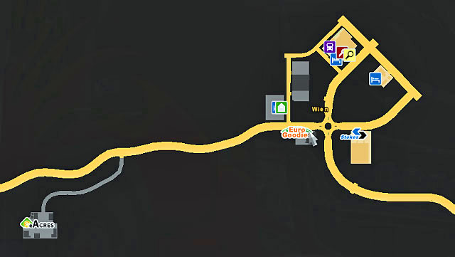 The Austrian capital located east of boarder with Slovakia offers you three companies providing orders - Austria | Cities - Cities - Euro Truck Simulator 2 Game Guide