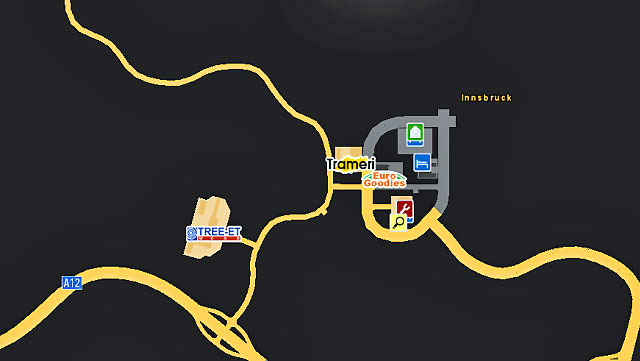 The city is located in the western part of the country and allows you to get to Switzerland and Italy - Austria | Cities - Cities - Euro Truck Simulator 2 Game Guide