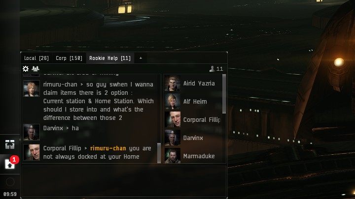 The first place where you can try to make contact with other players EVE Online is the chat where you will find 3 separate channels - EVE Online: Friends - how to find? - FAQ - EVE Online Guide