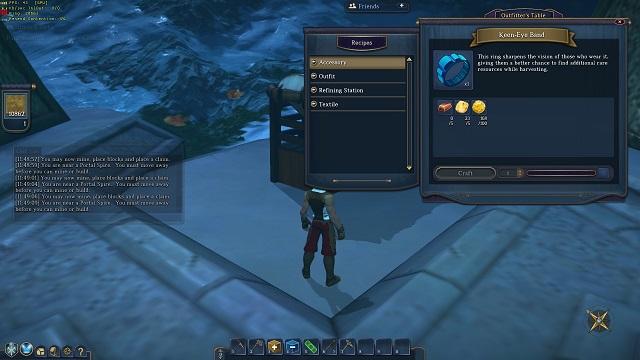 Its time to start shopping! - Outfitters Table - Portal Spire - Landmark - Game Guide and Walkthrough