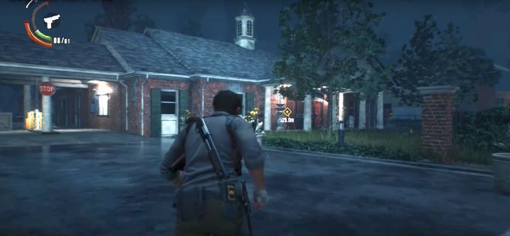 The key is located by the entrance. - Chapter 7 - Lust for Art | Secrets & Collectibles - Secrets and collectibles - The Evil Within 2 Game Guide