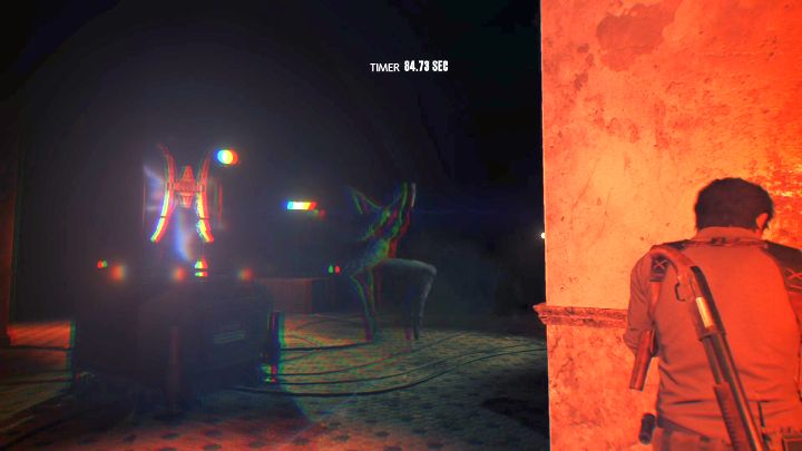 The enemy will stop the mechanism every few seconds. - Chapter 5 - Lying in Wait | Walkthrough - Walkthrough - The Evil Within 2 Game Guide