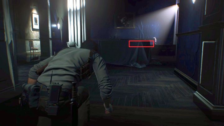 The location of the key. - Chapter 7 - Lust for Art | Walkthrough - Walkthrough - The Evil Within 2 Game Guide