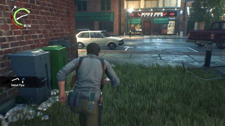 Devils Own Taproom Entrance. - Chapter 7 - Lust for Art | Walkthrough - Walkthrough - The Evil Within 2 Game Guide