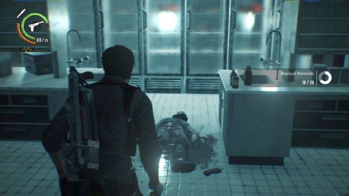 You will find the Medical Pouch by the dead soldier. - Chapter 11 - Reconnecting | Walkthrough - Walkthrough - The Evil Within 2 Game Guide