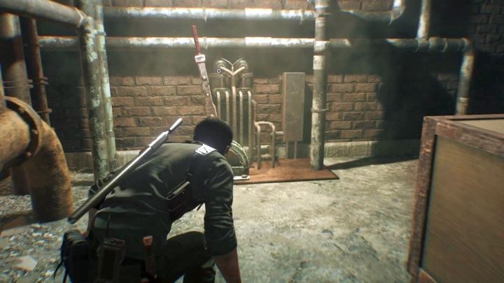 The lever you have to pull. - Chapter 14 - Burning the Altar | Walkthrough - Walkthrough - The Evil Within 2 Game Guide