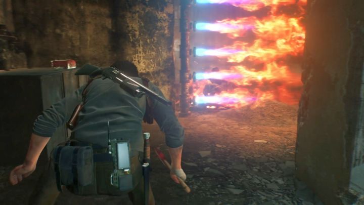Another ammunition pouch, this time for pistol ammo. - Chapter 14 - Burning the Altar | Walkthrough - Walkthrough - The Evil Within 2 Game Guide
