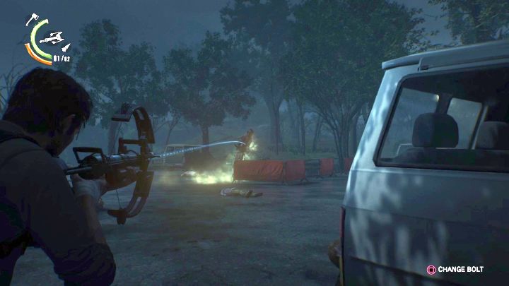 You will find a few tougher enemies in the area. - Chapter 3 - Resonances | Walkthrough - Walkthrough - The Evil Within 2 Game Guide