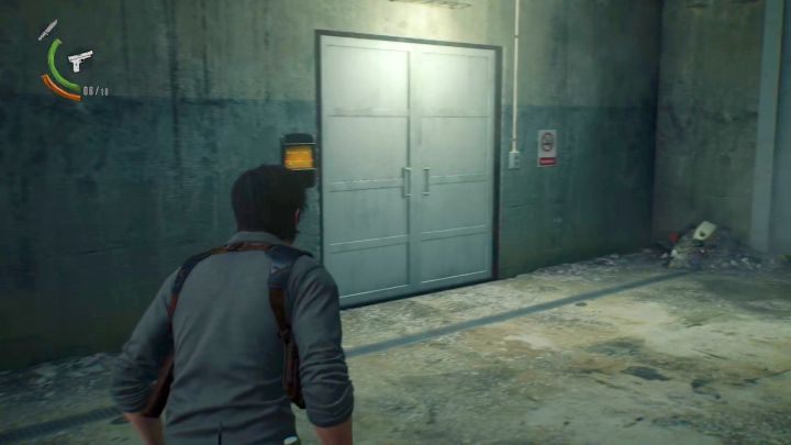 The door with the sound puzzle. - How to obtain the Sawed-Off Shotgun? | Tips - Tips - The Evil Within 2 Game Guide