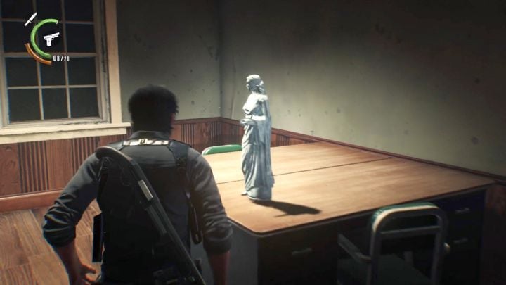 The last collectible in the third Chapter - the statue with the Key. - Secrets and collectibles - Chapter 5 Evil Within 2 - Secrets and collectibles - The Evil Within 2 Game Guide