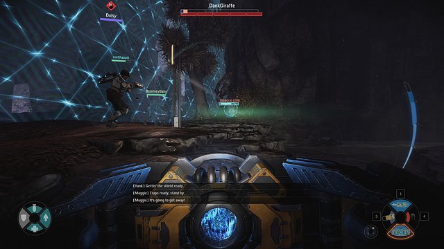 The shield can often save somebodys life. - Support - Hunters - Evolve - Game Guide and Walkthrough