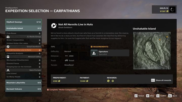 Missions often have a specific type of vehicle in mind - Expeditions MudRunner: Cars - Basics - Expeditions MudRunner Guide