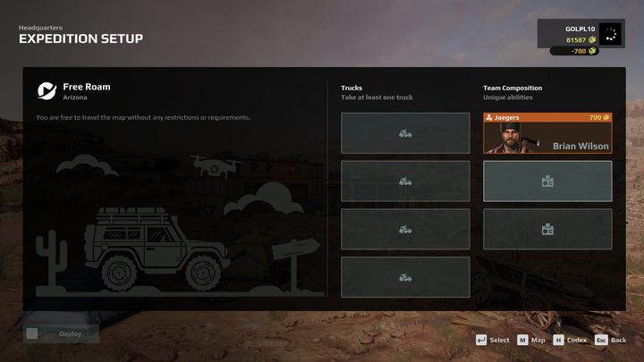 You can hire a specialist on the Headquarters screen before the expedition - Expeditions MudRunner: How to hire specialists? - FAQ - Expeditions MudRunner Guide