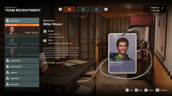 Experts in vehicles and field repairs - Expeditions MudRunner: How to hire specialists? - FAQ - Expeditions MudRunner Guide