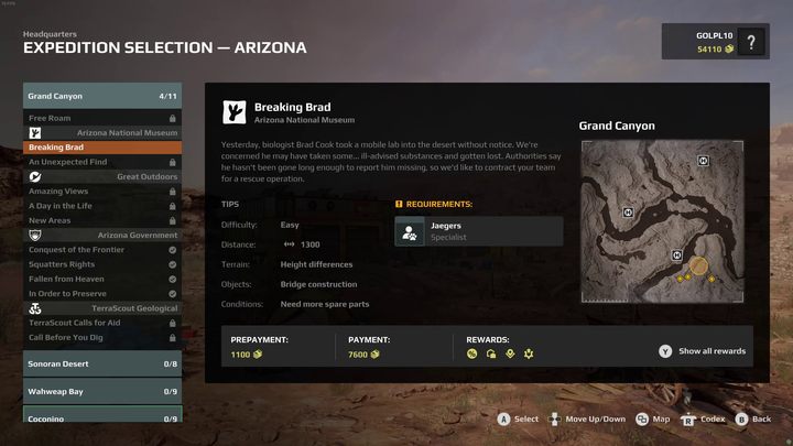 In the briefing before the Breaking Brad mission, the game informs you that you will need to bring spare parts with you - Expeditions MudRunner: How to build a bridge? - FAQ - Expeditions MudRunner Guide