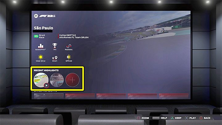 How to unlock: Save a captured highlight in Theatre Mode - F1 22: Trophies / Achievements - list of all, trophy guide - Trophy Guide - F1 22 Guide