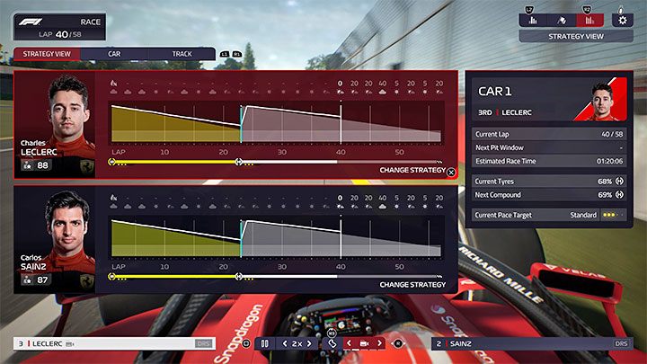 Your chosen strategy is not blocked during the race - F1 Manager 2022: Race - description, strategy, commands - Race weekend - F1 Manager 2022 Guide