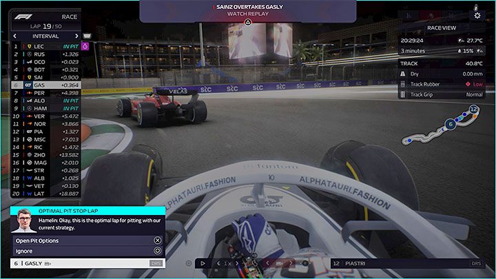 Your players will not go to the pit stop automatically, even if they have a set strategy - F1 Manager 2022: Race - description, strategy, commands - Race weekend - F1 Manager 2022 Guide
