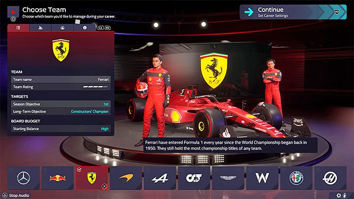 F1 Manager 2022 does not offer the typical difficulty levels such as easy, medium or high - F1 Manager 2022: Begginers Guide - Basics - F1 Manager 2022 Guide