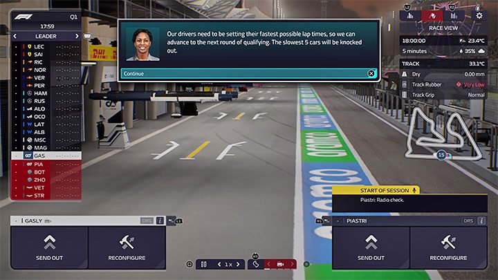 When starting your career for the first time, the game will recommend leaving tutorial messages on - keep them on, they will be useful - F1 Manager 2022: Begginers Guide - Basics - F1 Manager 2022 Guide