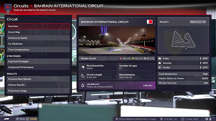 Type: power track - F1 Manager 2022: Tracks - specifics, setup - Race weekend - F1 Manager 2022 Guide