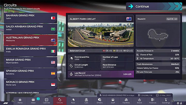 Type: balanced track - F1 Manager 2022: Tracks - specifics, setup - Race weekend - F1 Manager 2022 Guide