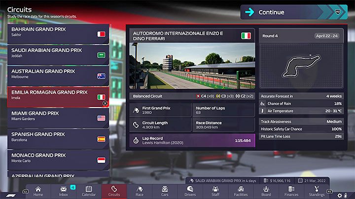 Type: balanced track - F1 Manager 2022: Tracks - specifics, setup - Race weekend - F1 Manager 2022 Guide
