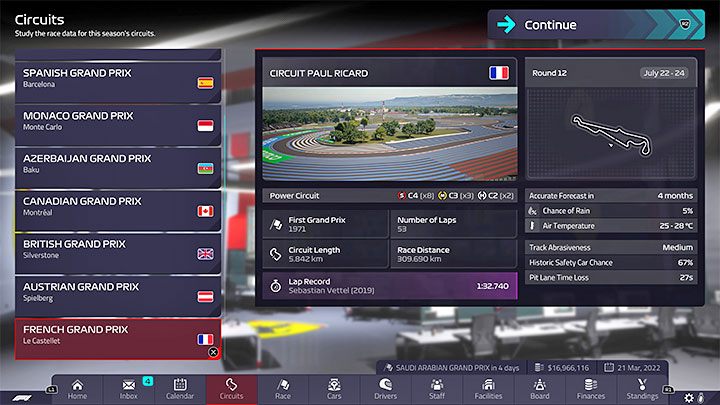 Type: power track - F1 Manager 2022: Tracks - specifics, setup - Race weekend - F1 Manager 2022 Guide