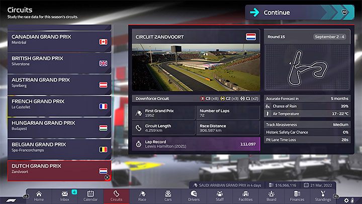 Type: downforce track - F1 Manager 2022: Tracks - specifics, setup - Race weekend - F1 Manager 2022 Guide