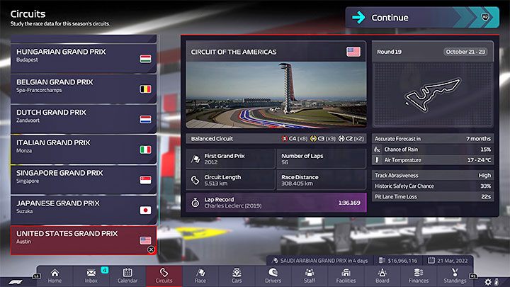 Type: balanced track - F1 Manager 2022: Tracks - specifics, setup - Race weekend - F1 Manager 2022 Guide