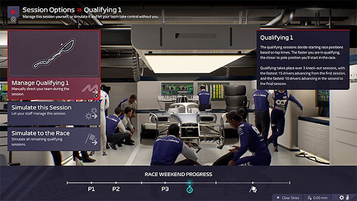 Contrary to practice, you should not simulate qualifications, but always try to play them manually - F1 Manager 2022: Qualifying - description, strategy - Race weekend - F1 Manager 2022 Guide