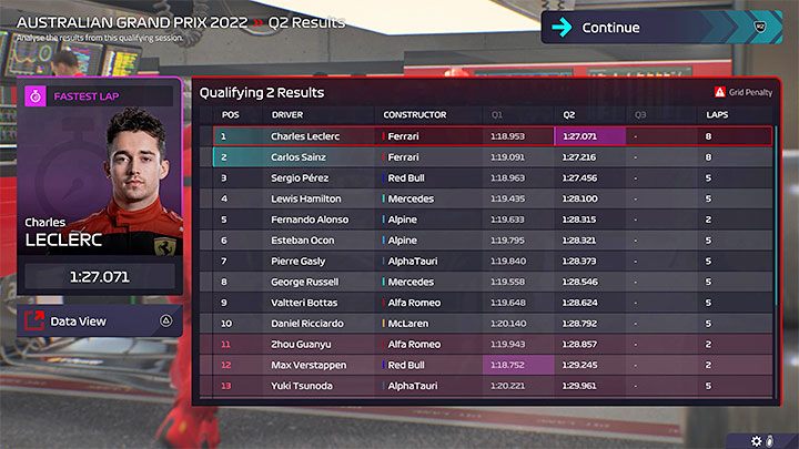 The qualifying is divided into 3 parts - F1 Manager 2022: Qualifying - description, strategy - Race weekend - F1 Manager 2022 Guide