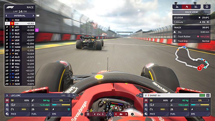 In F1 Manager 2022 , you can choose between 5 cameras in 3D mode, with 4 cameras mounted directly on the car - F1 Manager 2022: Cockpit Camera (FPP) - Availability, Camera List - Appendix - F1 Manager 2022 Guide
