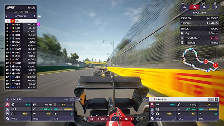 A rearview camera is very useful - F1 Manager 2022: Cockpit Camera (FPP) - Availability, Camera List - Appendix - F1 Manager 2022 Guide