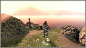 On the third island from the shore go right until you see a lonely house [1] - Driftwood - Gnomes - Fable III - Game Guide and Walkthrough